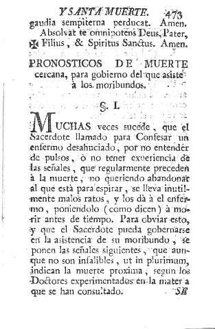 [Pronosticos de muerte cercana...] 473