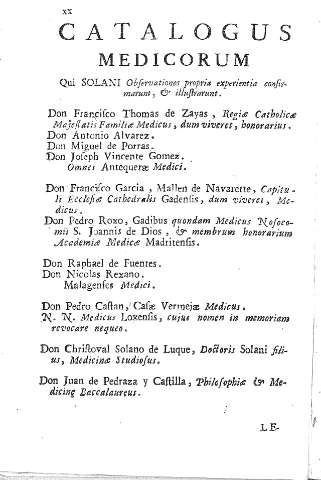 [Catalogus Medicorum] xx