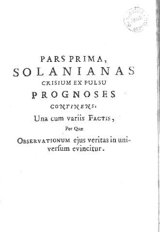 Pars Prima