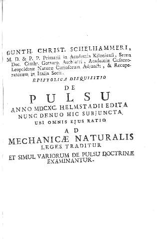 [Epistolica disquisitio de Pulsu] 181