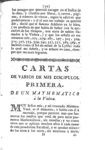 [Cartas de varios de mis discipulos] 57