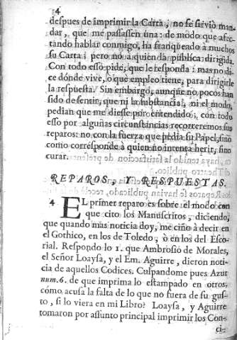 [Reparos, y Respuestas] 4