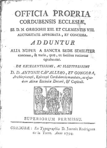 Officia propria Cordubensis Ecclesiae,...