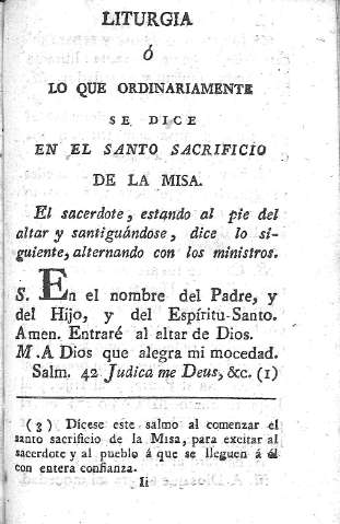 [Liturgia ó lo que ordinariamente se dice en el Santo Sacrificio de la Misa] 497