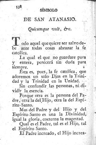 [Simbolo de San Atanasio] 538