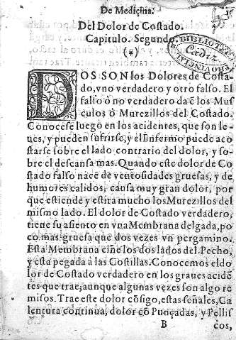 [Capitulo Segundo. Del Dolor de Costado] 9
