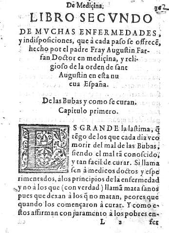 [Libro Segundo de muchas enfermedades, y indisposiciones, que á cada paso se offrecen,... y Capitulo primero] 82