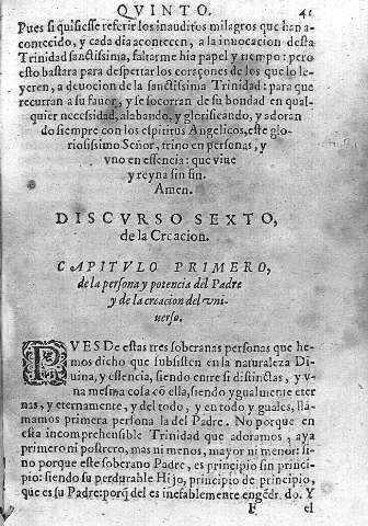 [Discurso sexto de la Creacion] 41