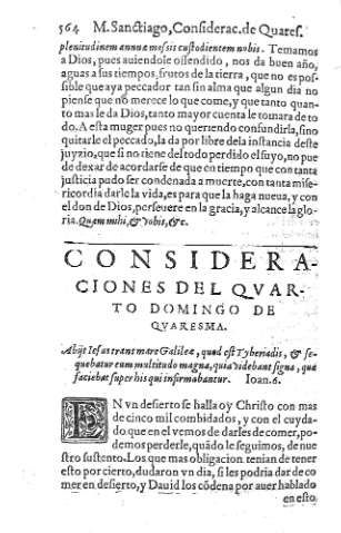 [Consideciones del quarto Domingo de Quaresma] 564