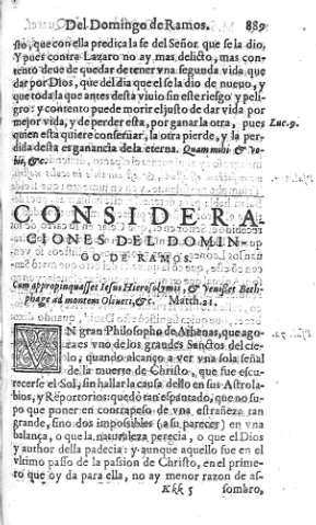 [Consideraciones del Domingo de Ramos] 889