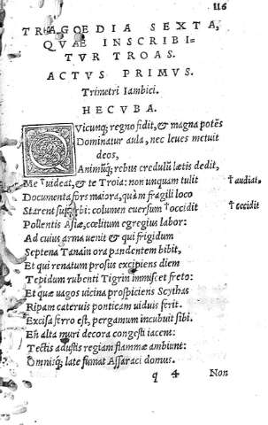 [Tragoedia Sexta, quae inscribitur Troas] 116