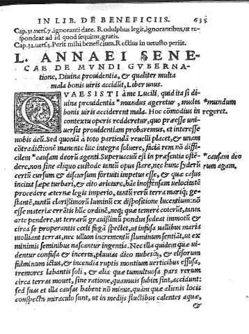 [De mundi Gubernatione, Divina providentia,...] 635