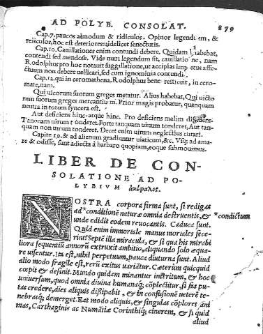 [De consolatione ad Polybium] 879