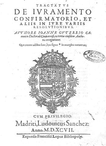 Tractatus de Iuramento Confirmatorio, et aliis...