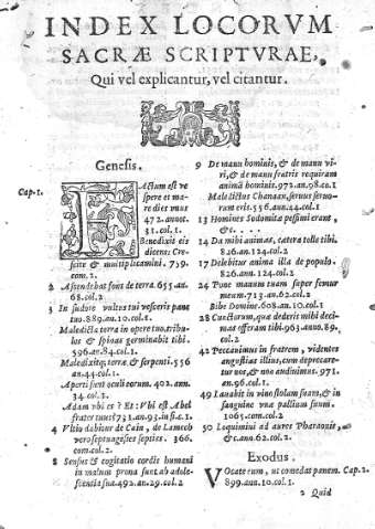 Index Locorum Sacrae...