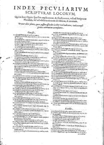 Index peculiarum scripturae locorum,...