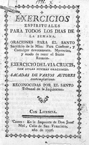 Exercicios espirituales para todos los dias de la semana...