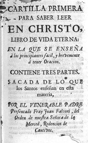 [Cartilla Primera para saber leer en Christo, libro de vida eterna...] 25