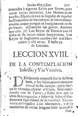 [Leccion XVIII] 271