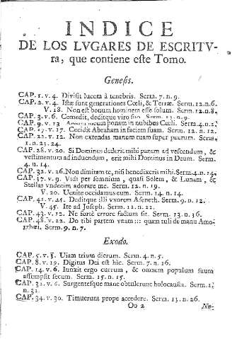 Indice de los lugares de escritura,...