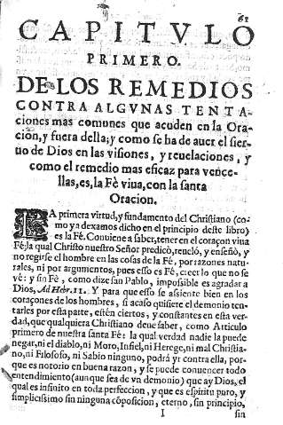 [Tratado Tercero. Remedios contra algunas tentaciones...] 61