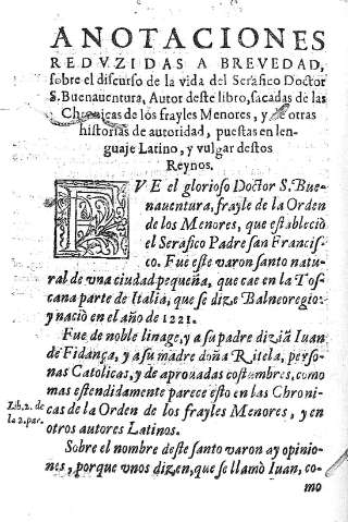 Anotaciones reduzidas a brevedad, sobre el discurso...