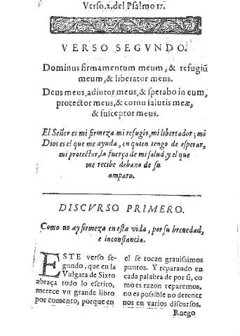 Verso Segundo