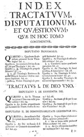 Index tractatum, disputationum,...
