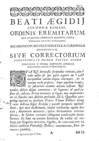 [Praeceptoris Ordinis Praedicatorum] 1