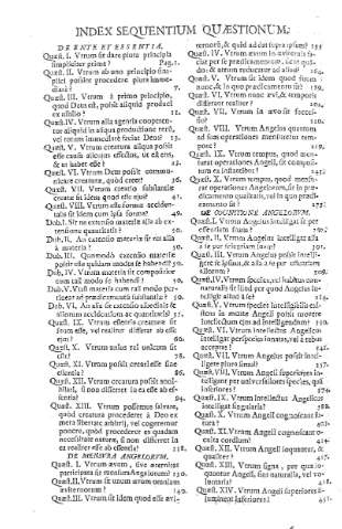 Beati Aegidii Columnae Romani, ordinis... e Index sequentium...