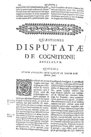 [Quaestiones disputatae de cognitione Angelorum] 292
