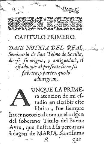 [Capitulo Primero] 1