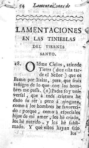 [Lamentaciones de la Feria sexta] 54