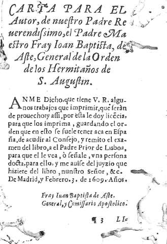 Carta para el Autor,...