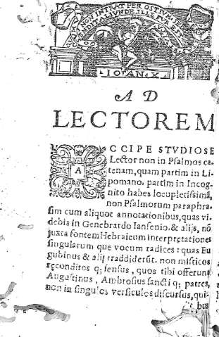 Ad lectorem