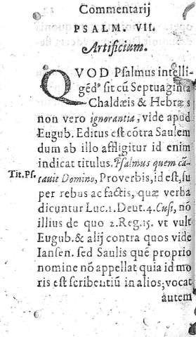 Psalm. VII