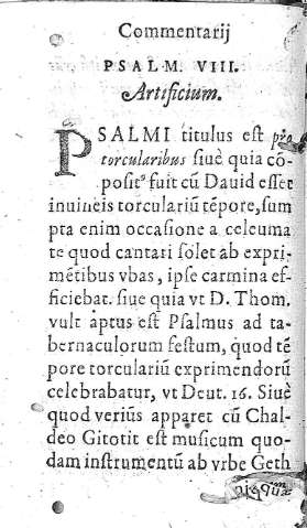 Psalm. VIII