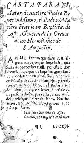 Carta para el Autor,...
