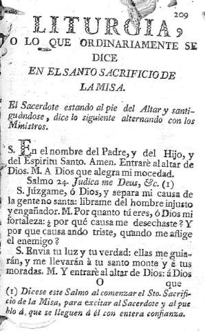 [Liturgia, o lo que ordinariamente se dice...] 209