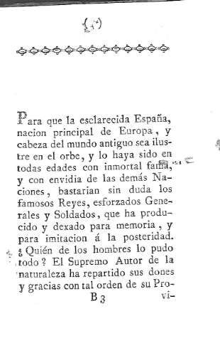 Para que la esclarecida España,...