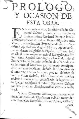 Prologo, y ocasion de esta obra
