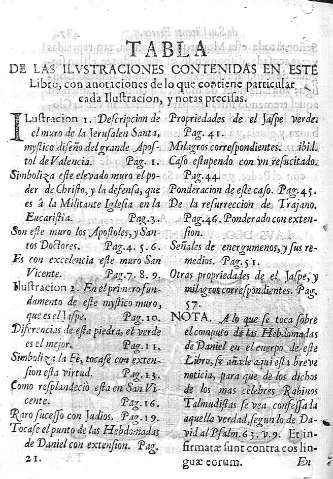 Tabla de las ilustraciones contenidas en este Libro,...