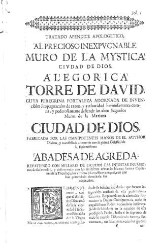 [Abadesa de Agreda; revatiendo con millares de escudos...] 1