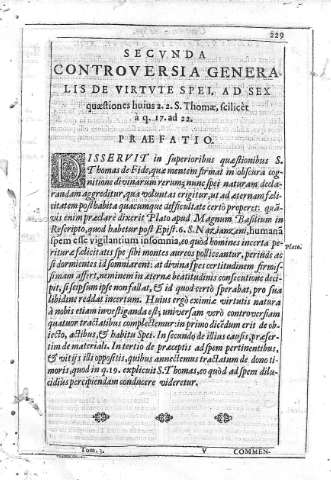[Secunda Controversia Generalis de Virtute Spei...] 229