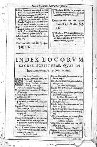 Index Locorum Sacrae Scripturae,...