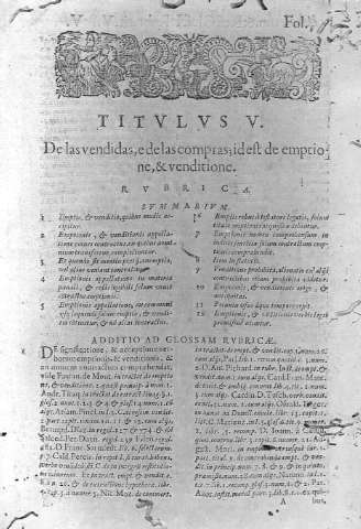[Additio ad glossam rubricae...] 1