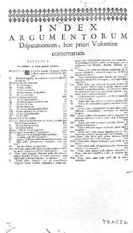 Index Argumentorum Disputationum,...