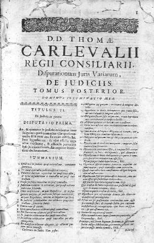 [Titulus II. De Judiciis in genere] 1