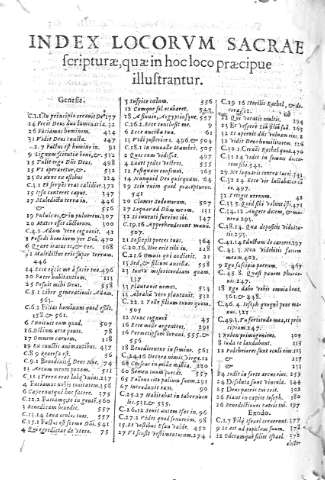 Index Locorum Sacrae scripturae,...