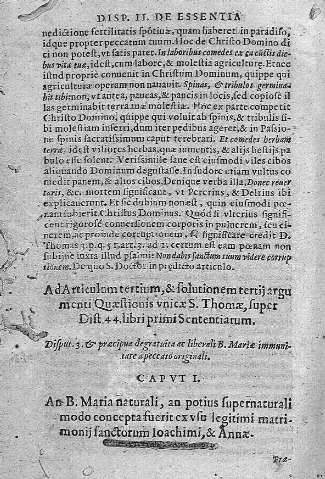 Disputatio III